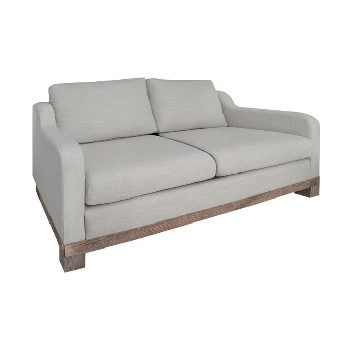 IFD Samba Agreeable Gray Wooden Frame and Base Two-Cushion Sofa IFD-IUP298-SOF-161-A