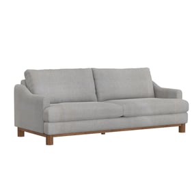 IFD Olimpia Agreeable Gray Wooden Frame and Base Sofa