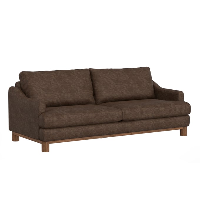 IFD Olimpia Chocolate Brown Wooden Frame and Base Sofa IFD-IUP738-SOF-212