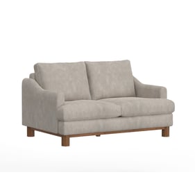 IFD Olimpia Marfil Wooden Frame and Base Loveseat