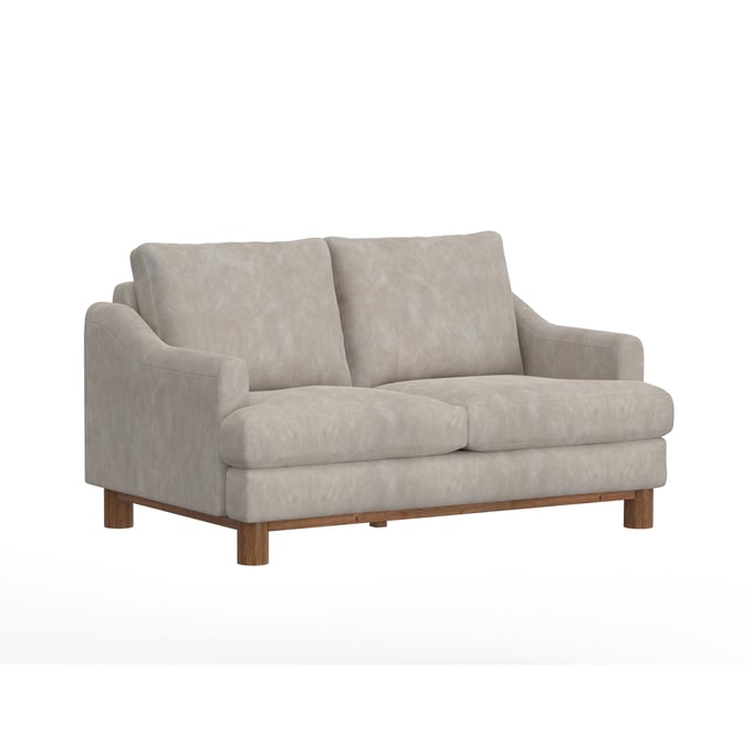 IFD Olimpia Marfil Wooden Frame and Base Loveseat IFD-IUP738-LOV-210