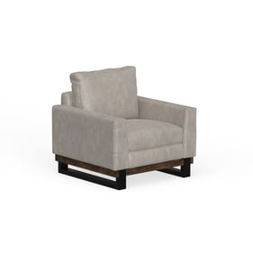 IFD Blackburn Marfil Metal and Wood Base Armchair