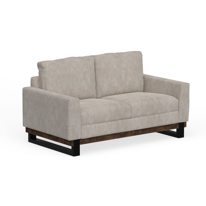 IFD Blackburn Marfil Metal and Wood Base Loveseat IFD-IUP778-LOV-210