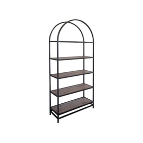 IFD Blacksmith Translucent Light Brown Bookcase