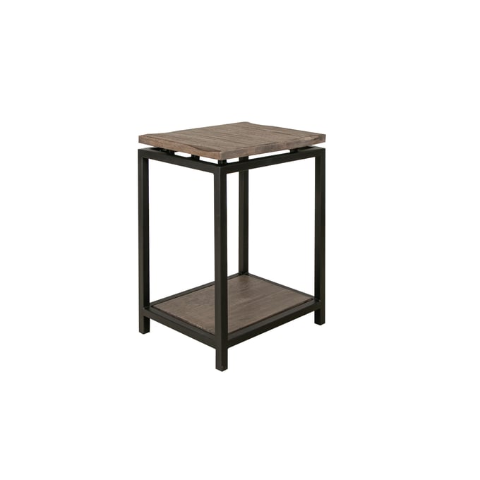 IFD Blacksmith Translucent Light Brown Chair Side Table IFD-2321CST