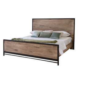 IFD Blacksmith Traslucid Light Brown King Bed