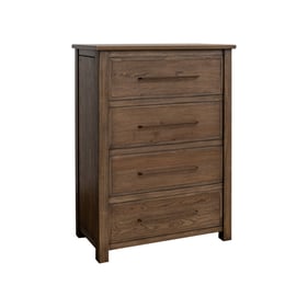 IFD Novus lodge Walnut Brown 5 Drawers Chest