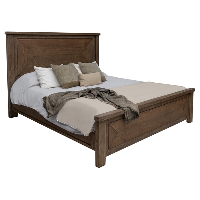 IFD Novus lodge Walnut Brown King Bed IFD-2311BED-EK