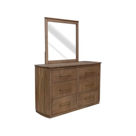 IFD Mezquite Brown Dresser and Mirror