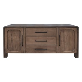 IFD Tamesis Chocolate Brown 3 Drawer Console