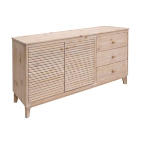 IFD Giza Hazelnut 3 Drawer Console