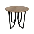 Metal Base End Table