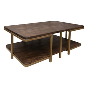 IFD Onix Mahogany Brown Cocktail Table