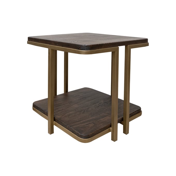 IFD Onix Mahogany Brown End Table IFD-3211END