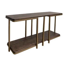 IFD Onix Mahogany Brown Sofa Table