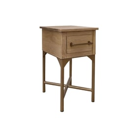 IFD Bernabe Sepia Brown Chairside Table