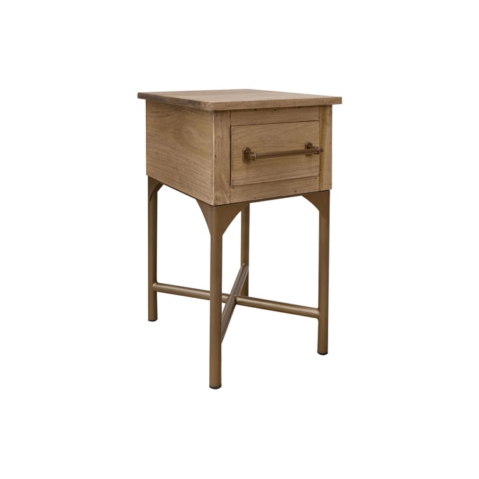 IFD Bernabe Sepia Brown Chairside Table IFD-4531CST