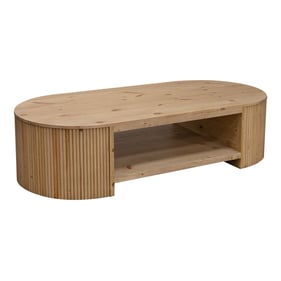 IFD Giza Hazelnut 3pc Coffee Table Set