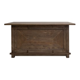 IFD Novus lodge Walnut Brown 2 Drawer Bar Table