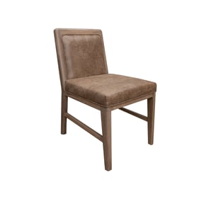 2 IFD Mezquite Brown Upholstered Chairs