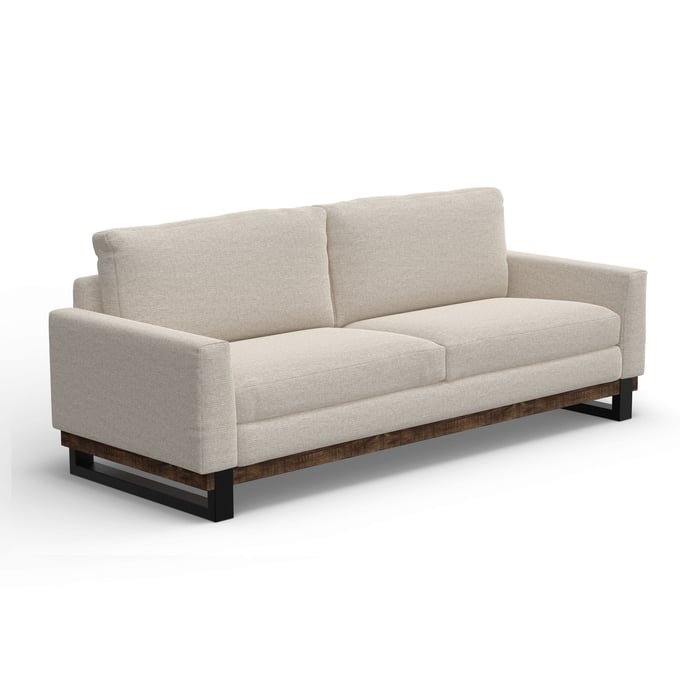 IFD Blackburn Agreeable Gray Metal and Wood Base Sofa IFD-IUP778-SOF-161