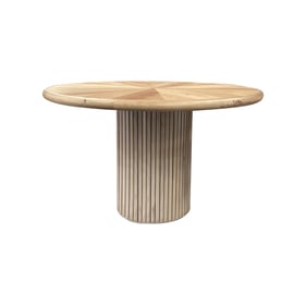 IFD Giza Hazelnut Round Dining Table