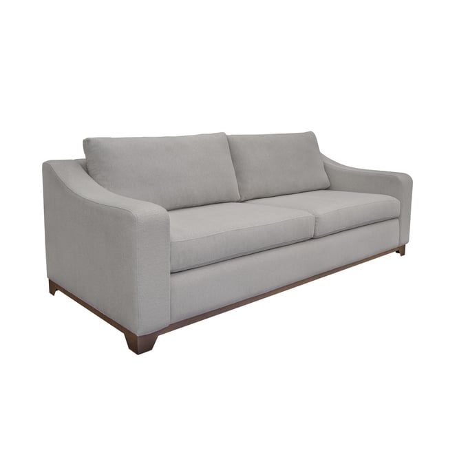 IFD Natural Parota Almond Gray Wooden Frame and Base Sofa IFD-IUP868-SOF-151