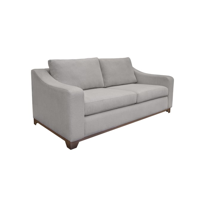 IFD Natural Parota Almond Gray Wooden Frame and Base Loveseat IFD-IUP868-LOV-151