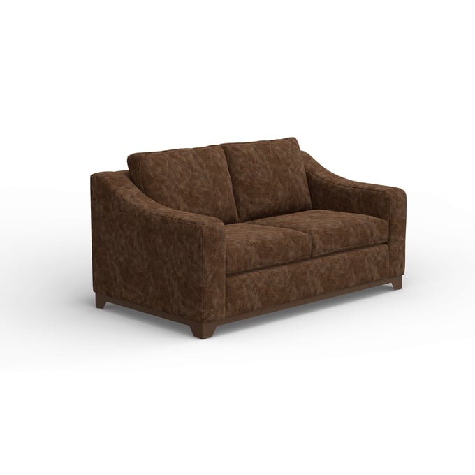 IFD Natural Parota Chocolate Brown Wooden Frame and Base Loveseat IFD-IUP868-LOV-212