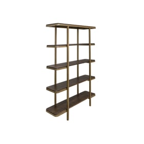 IFD Onix Mahogany Brown Bookcase