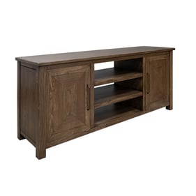 IFD Novus lodge Walnut Brown 2 Doors TV Stand