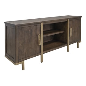 IFD Onix Mahogany Brown 2 Door TV Stand