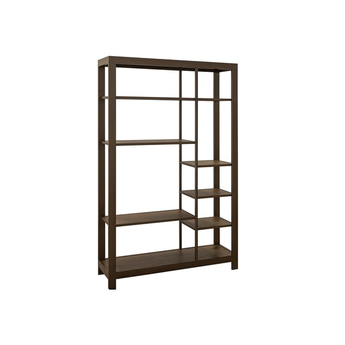 IFD Novus Lodge Brown 7 Shelves Bookcase IFD-2312BKS