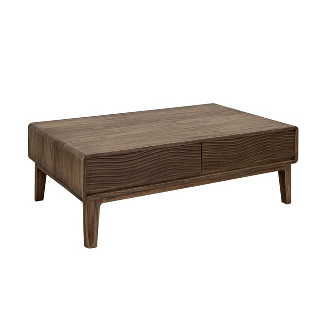 IFD Olivia Brown 4 Drawer Cocktail Table IFD-1091CKTBN