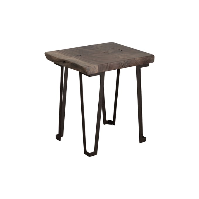 IFD Natural Parota Brown Rectangular Chairside Table IFD-8682CST