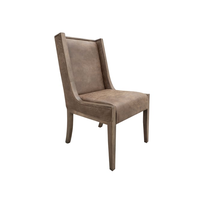 2 IFD Mezquite Brown Upholstered Chairs IFD-6622CHU