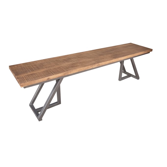 IFD Mita Honey Brown Ligh Gray Bench IFD-2411BEN