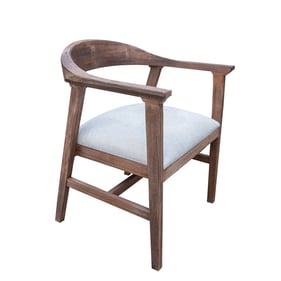 IFD Sahara Brown Solid Wood Chair