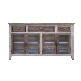 IFD Sahara Brown 3 Drawer Console