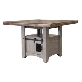 IFD Pueblo Light Gray Brown Counter Height Table