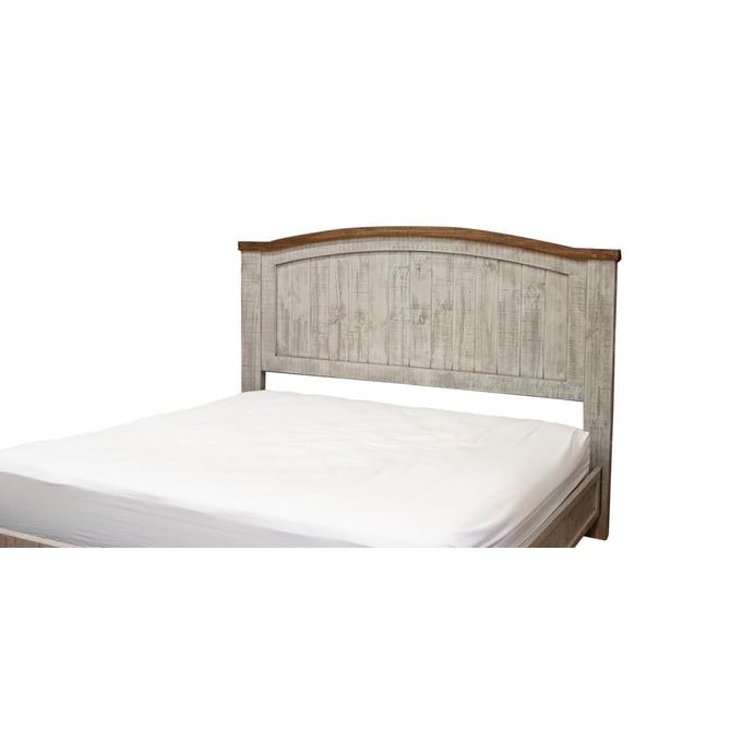 IFD Pueblo Light Gray Brown Queen Headboard IFD-3401HBDQE