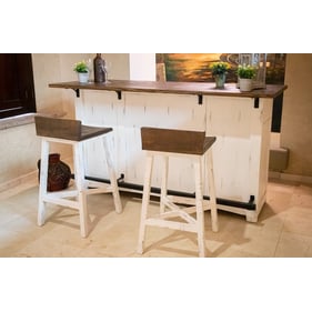 IFD Pueblo White 3pc Bar Set