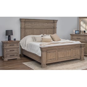 IFD Royal Sandy Brown 2pc King Bedroom Set