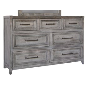 IFD Yellowstone Light Brown 7 Drawer Dresser