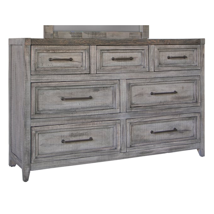 IFD Yellowstone Light Brown 7 Drawer Dresser IFD-3871DSR