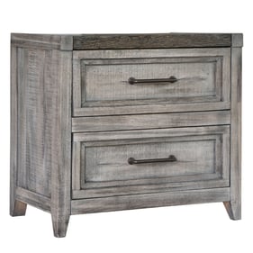 IFD Yellowstone Light Brown 2 Drawer Nightstand