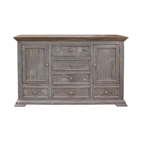 IFD Catalina Weathered Gray 6 Drawer Dresser