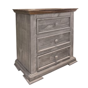 IFD Catalina Weathered Gray Drawer Night Stand