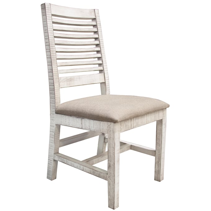 2 IFD Stone Ivoy Antiqued Chairs IFD-4690CHRIV