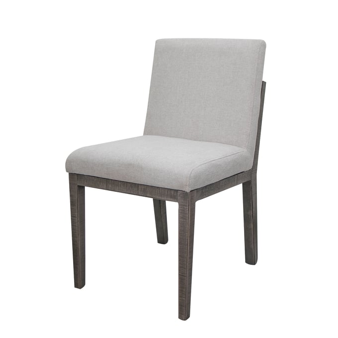 2 IFD Dante Brown Beige Upholstered Chairs IFD-4821CHU